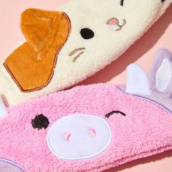 Cam the Cat Plush Spa Headband, Soft Fleece for women